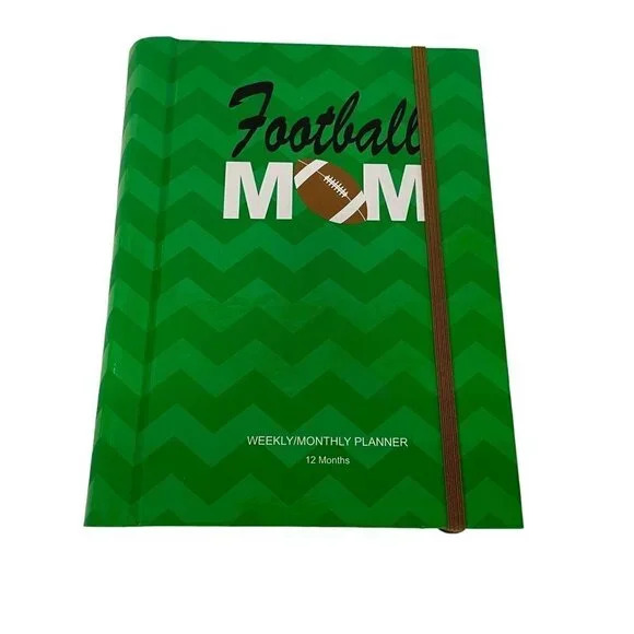 FOOTBALL MOM‎ CALENDAR Organizer Planner Weekly Monthly Undated Any Year