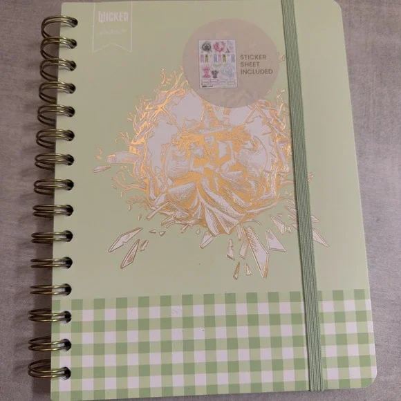 Wicked Katie Kime Spiral Journal Notebook 100 Lined Sheets with Elphaba