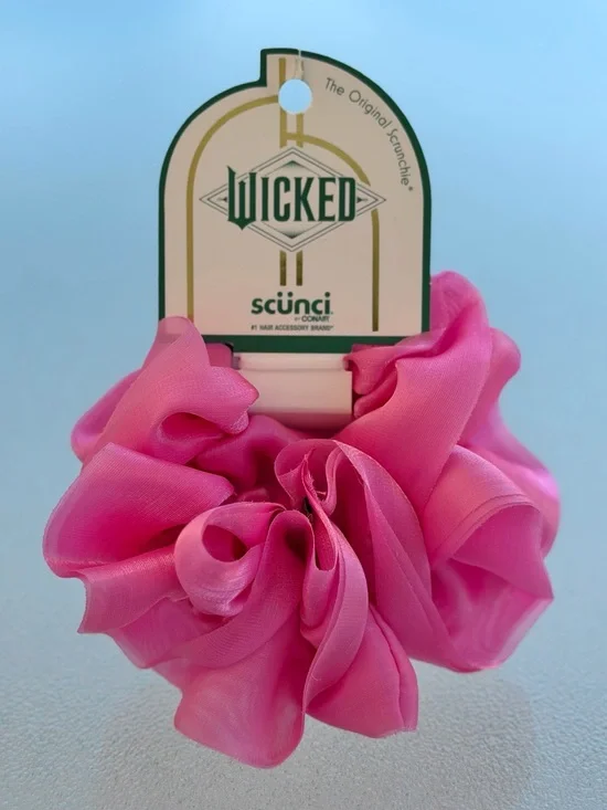 Wicked Glinda Bright Pink Double-Layered Jumbo Scrunchie by Scunci