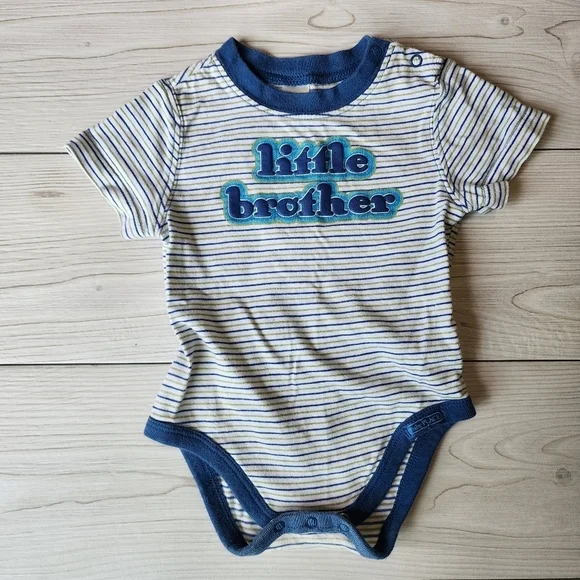 Children's place Little brother onesie size 3-6 mo