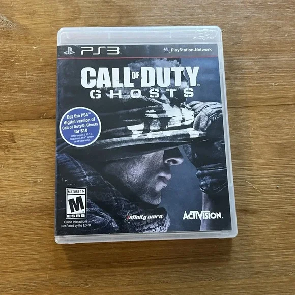 Call of Duty Ghosts PS3 PlayStation 3 w Case Disc