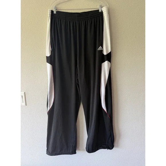 Adidas Clima365 Men's Track Pants Lightweight Wide Leg Sinched Leg Size 2XT
