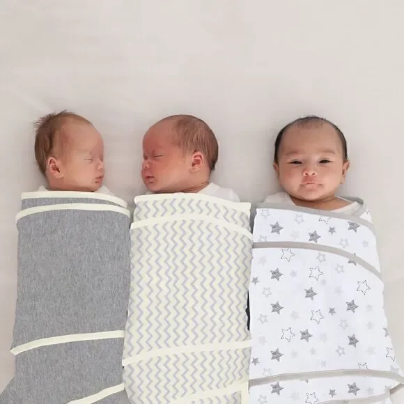Miracle Blanket Swaddle Grey Yellow