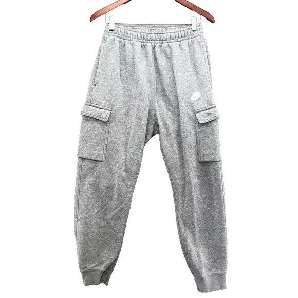Nike Jogger Sweatpants Mens Medium Gray Utility Pocket Activewear Streetwear