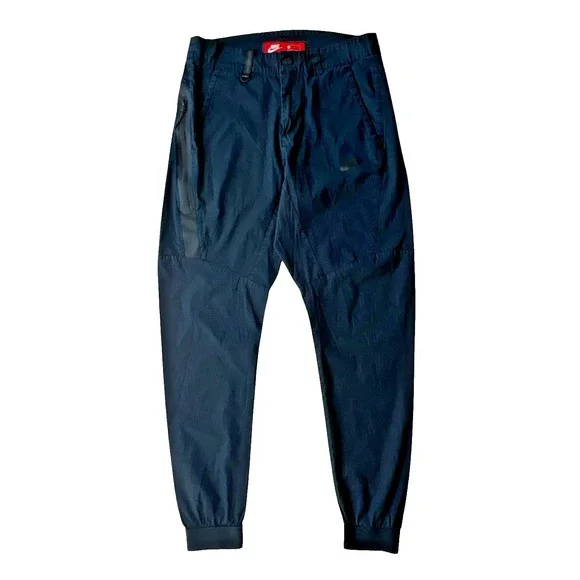 Nike Jogger Sportswear Bonded Tech Woven Essentials Pants Men 30 Black 823363010