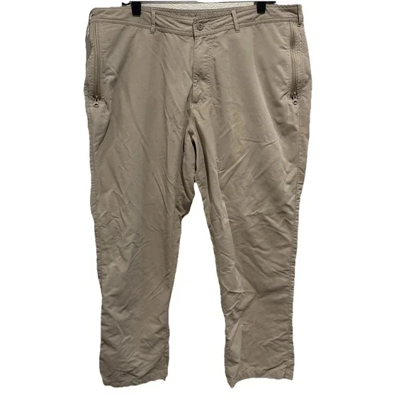 Clothing Arts (Mens 38x30) Khaki P^Cubed Pick Pocket Proof Cargo Travel Pants‎
