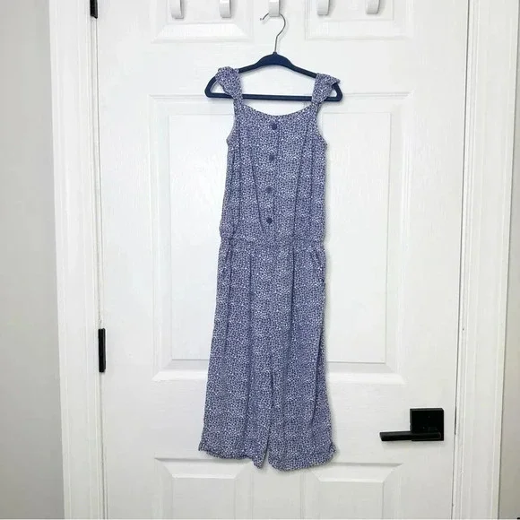 GAP KIDS Ruffle Romper Blue Nova‎ Lightweight Girls Size XS