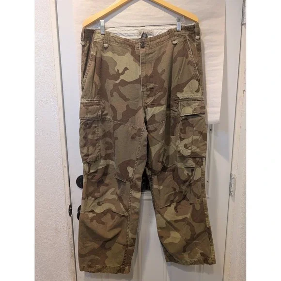 Arizona Jean Camo Cargo Pants Military Style‎ Utility Outdoor Sz38x32 A1