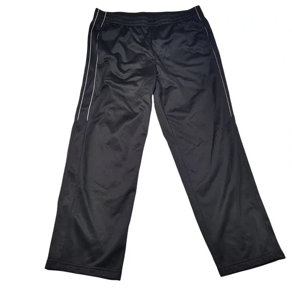 Tek Gear Mens‎ Athletic Track Pants Elastic Drawstring  Pockets Size XL Black