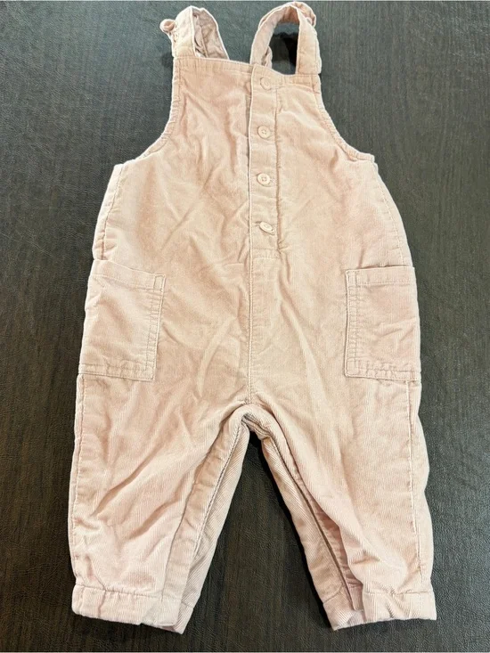 Baby Gap Corduroy Overalls - Dusty Pink Sz 3-6M