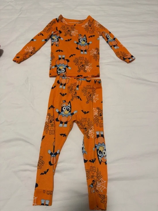 Bluey & Bingo Halloween Kids Pajama Set size 2T