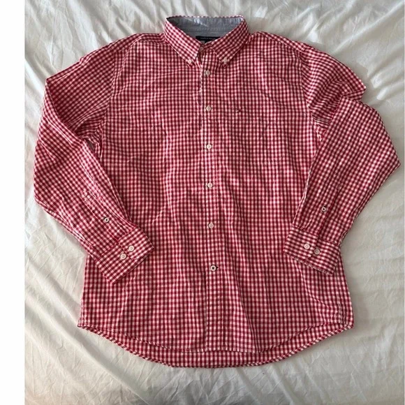Tommy Hilfiger Button Up Shirt Men's Size Large NWT