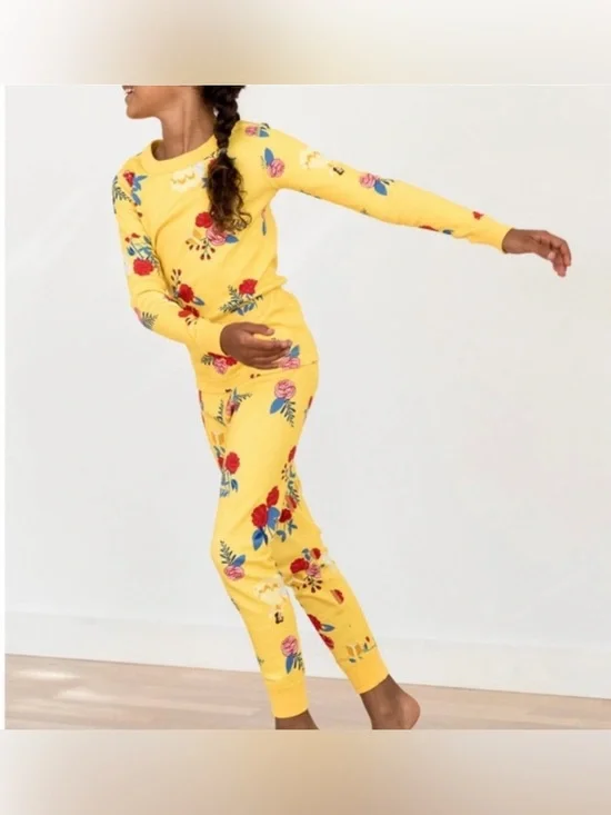 Hanna Anderson HannaJams Disney Belle Beauty & The Beast Pajama Set size 8