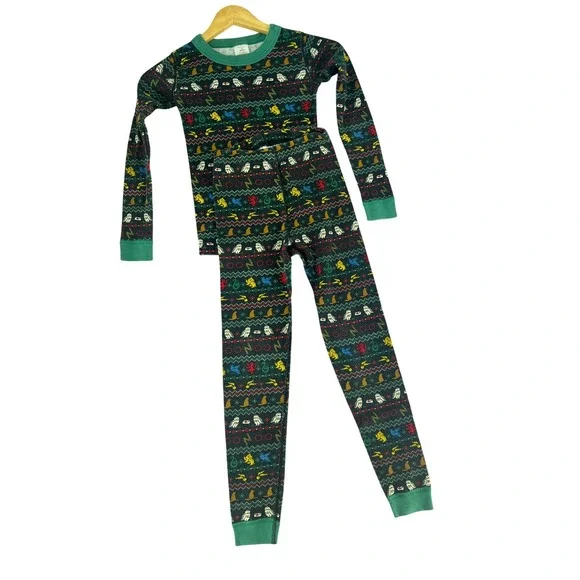 Hanna Andersson Harry Potter Pajamas Kids 8 Fair Isle Organic Cotton PJ Set
