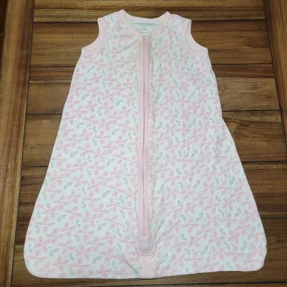 Burt's Bees Baby Beekeeper Infant Pink Floral Nap Sack - Size Medium (6-12m)