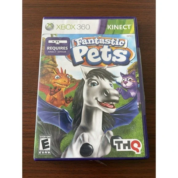 Fantastic Pets (Kinect)- Xbox 360 Video Game With Case Disc And Manual‎