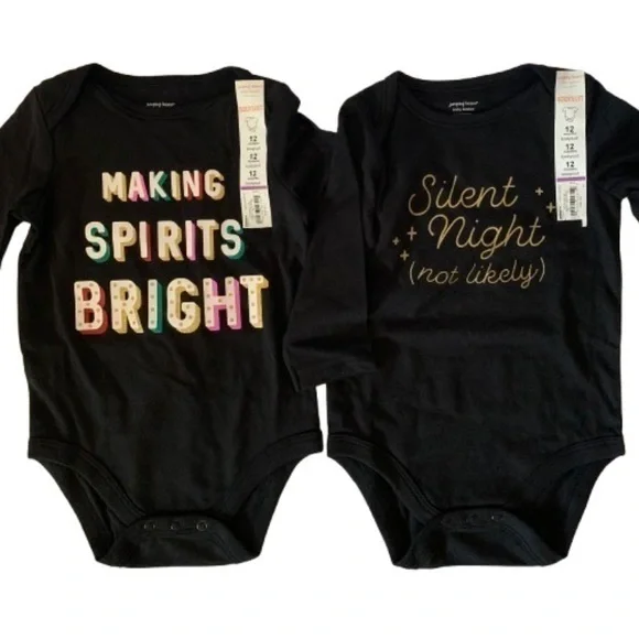 NWT. CARTER’S Black Holiday One Piece Set