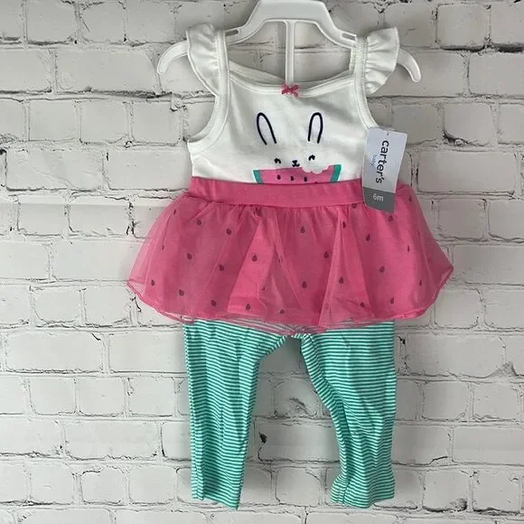 Carter’s Bunny Onesie and Tutu Pants