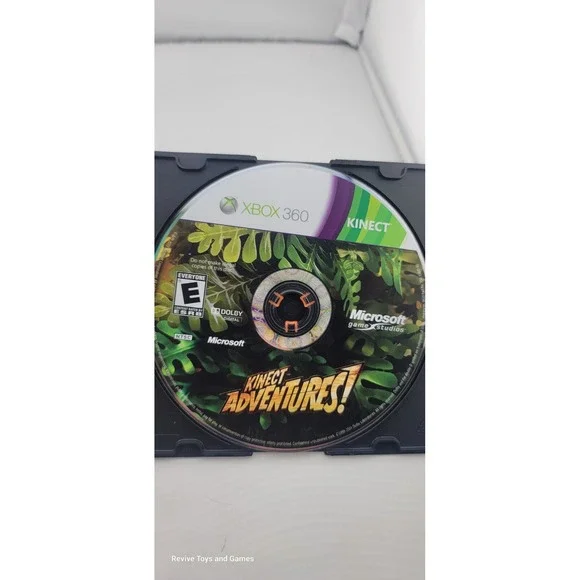 Kinect Adventures (Microsoft Xbox 360, 2010) Disc‎ Only Tested and Working Great
