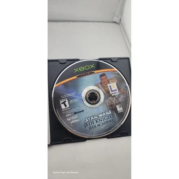 Star Wars Jedi Knight Jedi Academy Microsoft Xbox 2003 Disc Only‎ Tested Working
