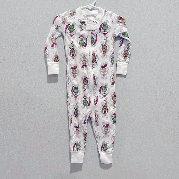 Hanna Andersson Dr. Seuss Grinch‎ PJs Sz 80cm 18-24m
