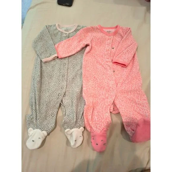 Carter's Infant Girls' Microfleece set of 2, 0-3m
