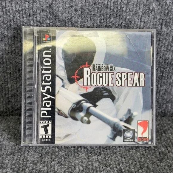 Rainbow Six Rogue Spear‎ PS1 Game Disc Only Sony PlayStation Tested Tactical FPS