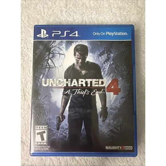 PlayStation 4 Uncharted 4 A Thief's End PS4 Video Game Naughty Dog Teen
