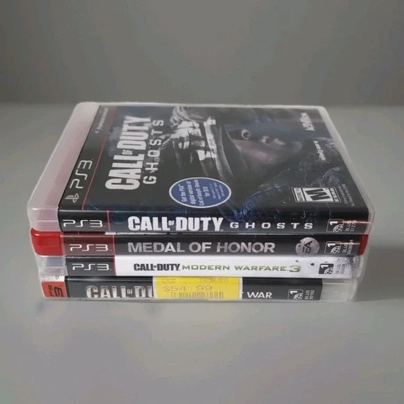 Lot Of 7 COD ‎ MW3 WORLD AT WAR GHOSTS Black Ops 1&2 Adv War MEDAL OF HONOR  PS3