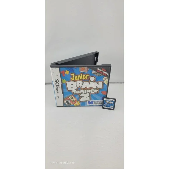 Junior Brain Trainer 2 (Nintendo DS 2011) Game and Case Tested and Working Great