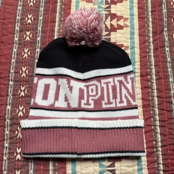 PINK Victoria’s Secret Pom Pom beanie