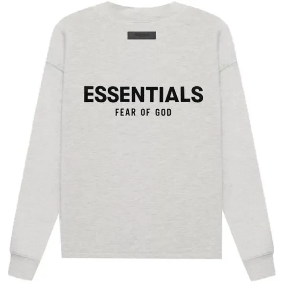 FEAR OF GOD ESSENTIALS Light Oatmeal Relaxed Sweatshirt  XL FOG Bag