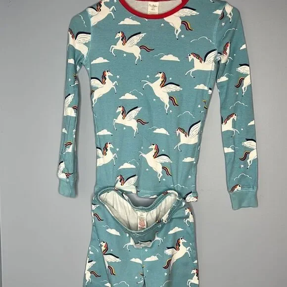 Mini Boden Pegasus Unicorn Pajama Set 11Y