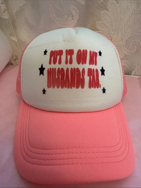 Pink women’s trucker hat
