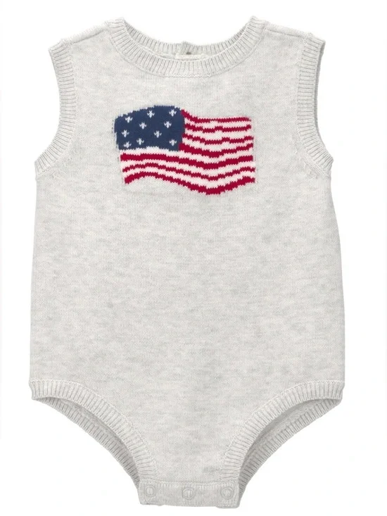 Carters American Flag Patriotic Bubble Bodysuit - New