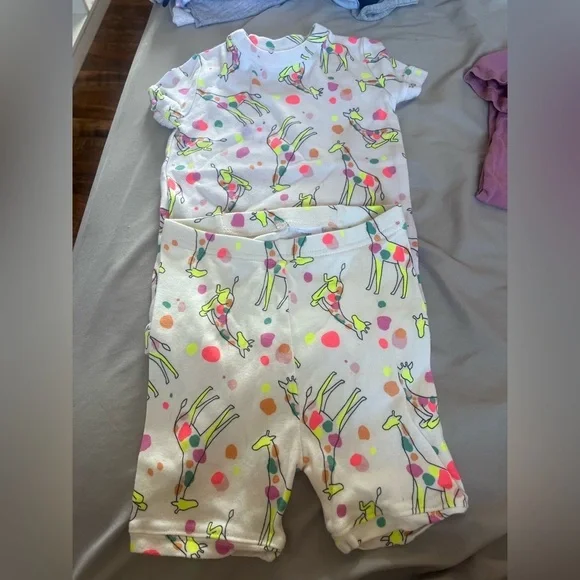 GAP Toddler Giraffe Print PJ Set