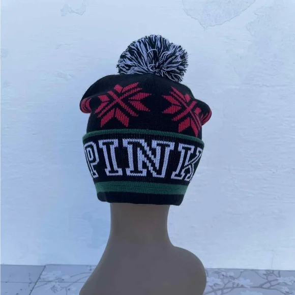 PINK Victoria's Secret Beanie with Pom Pom