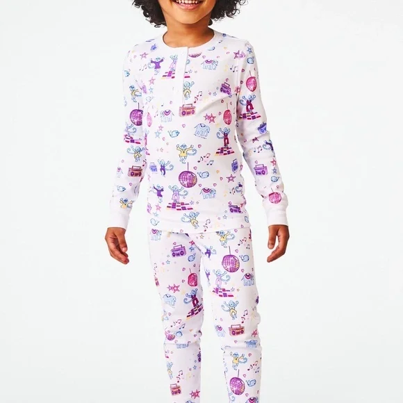 New! Kids Boogie Monkeyland Pajamas size 10