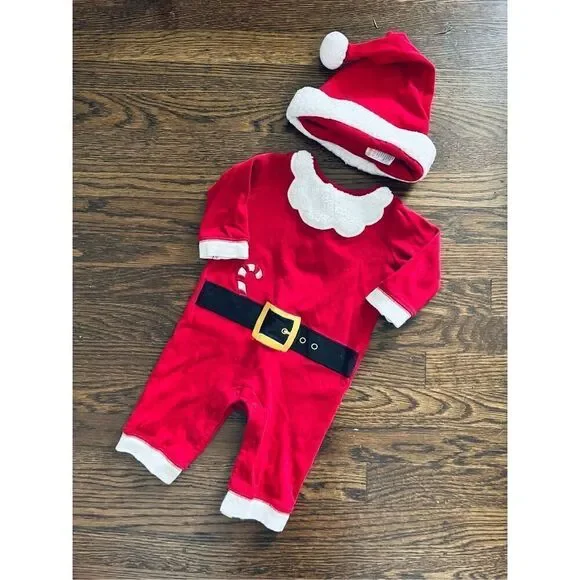 GYMBORee 3-6 Mos Baby Little Santa 2p Sleeper BUY 2 GET 1 FREE