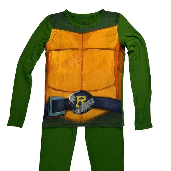 ClimateRight TMNT Mutant Mayhem Raphael Pajama Set Green Mens Medium 2‎ Piece