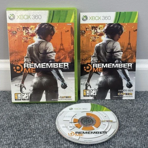Remember Me‎ (Microsoft Xbox 360) Korean, Asia) (NTSC-J) CIB Complete w/Manual