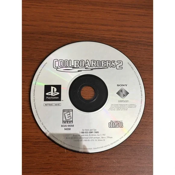 Cool Boarders 2 - (PlayStation 1, PS1) DISC ONLY  Video Game For Sony