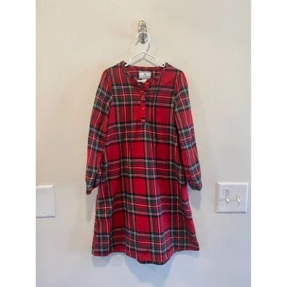 PETITE PLUME girls Beatrice Nightgown Imperial Tartan size 6 holiday Christmas