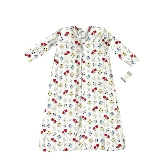 Hudson Baby Long Sleeve Cotton Jersey‎ Sleeping Bag Wildflowers 18-24 Months