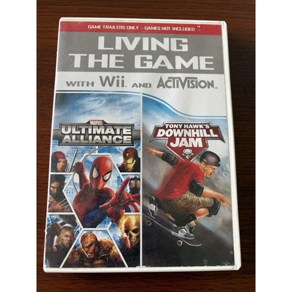 Living The Game with Nintendo Wii And Activision - DVD Video Disc Collectible