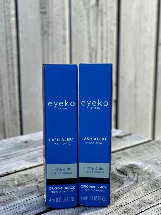 Two 2 Eyeko Lash Alert Mascara in shade original black 4ml retails $19.00 USD