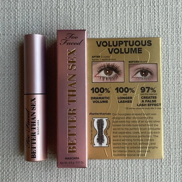 Too faced better than sex mascara mini new in box