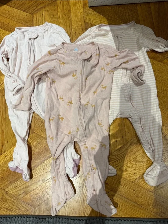Cloud island 6-9 months onesies footed pajamas