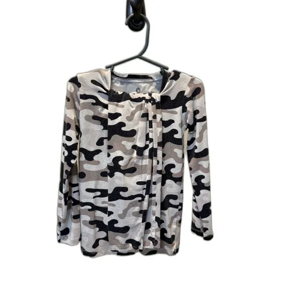 Baby Breez Neutral Camo BAMBOO pajama Long-Sleeve Top and pants 5/6