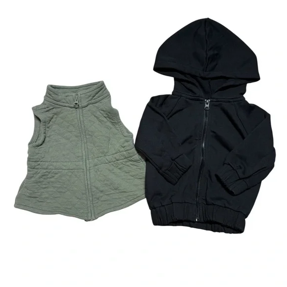 Baby Girl Jacket and Vest Bundle Lot | 0-3M | Carter’s, Garanimals